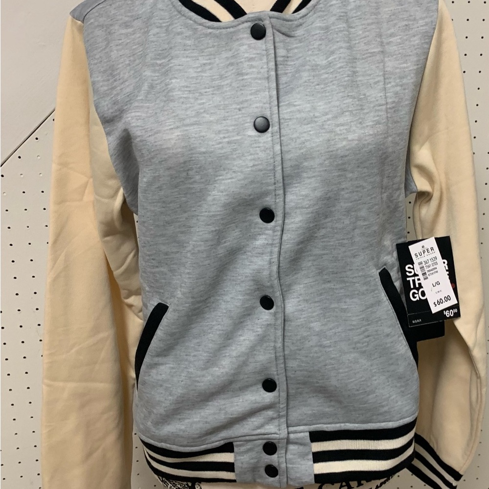 Canada Weather Gear Women’s Gray Goose Varsity Jacket